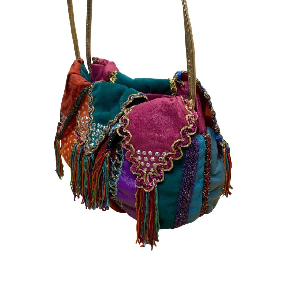 Rita Diana Women’s Multicolor Patchwork Bohemian … - image 2